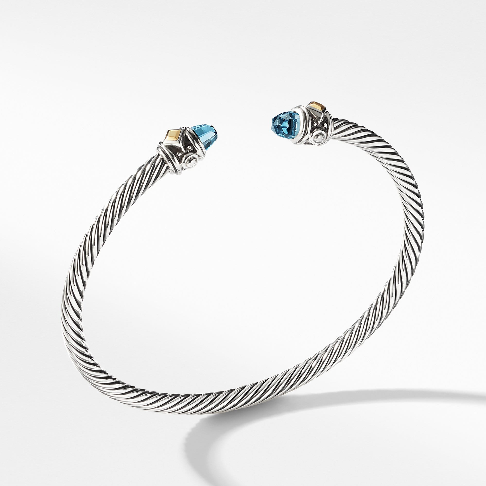Renaissance Bracelet with Blue Topaz and 18K Gold