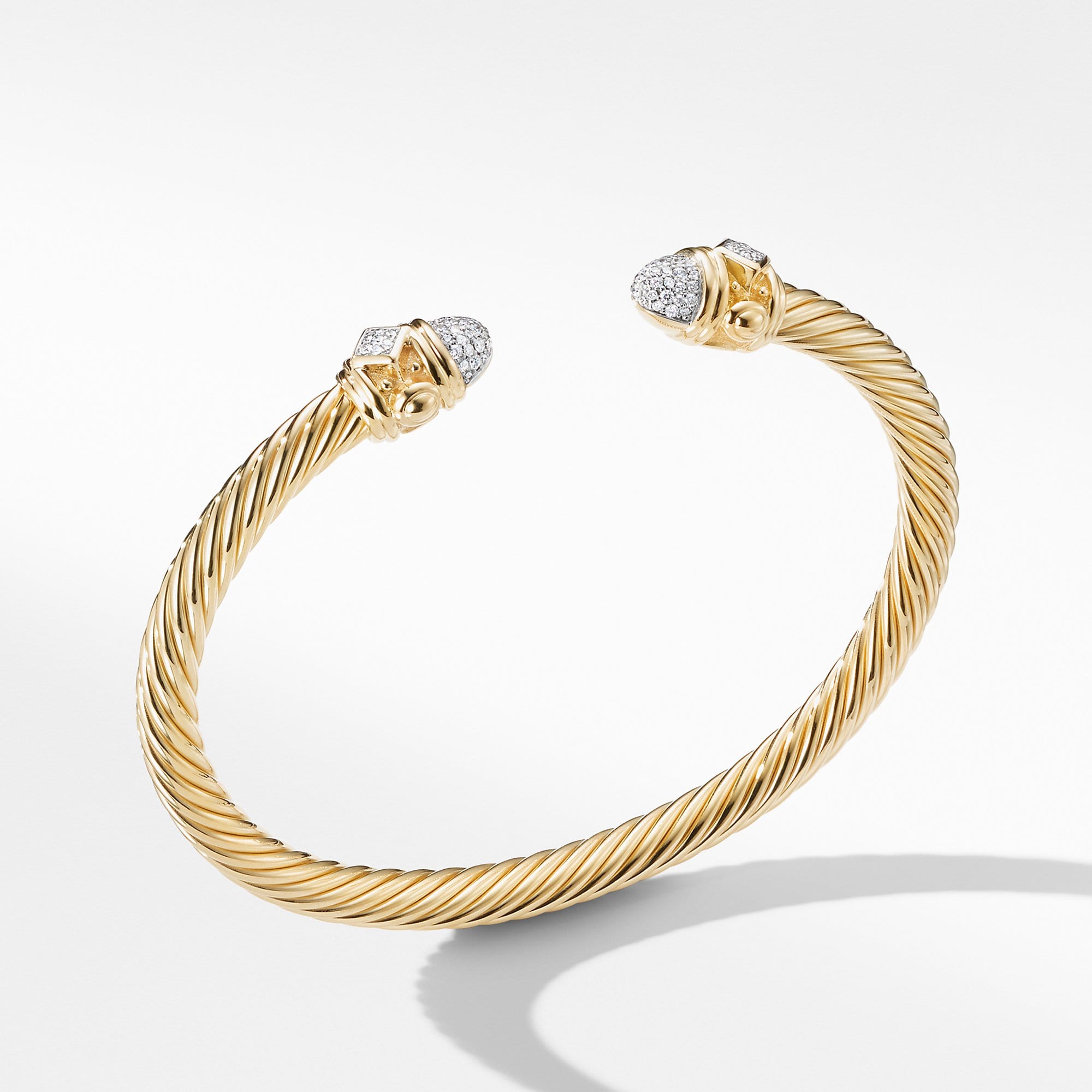 Renaissance Bracelet with Diamonds in 18K Gold, 5mm