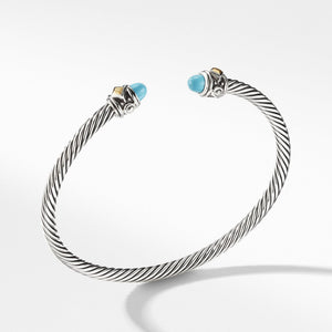 Renaissance Bracelet with Turquoise and 18K Gold