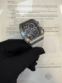 Richard Mille Automatic Winding Lifestyle Flyback Chronograph Titanium Rm 72-01