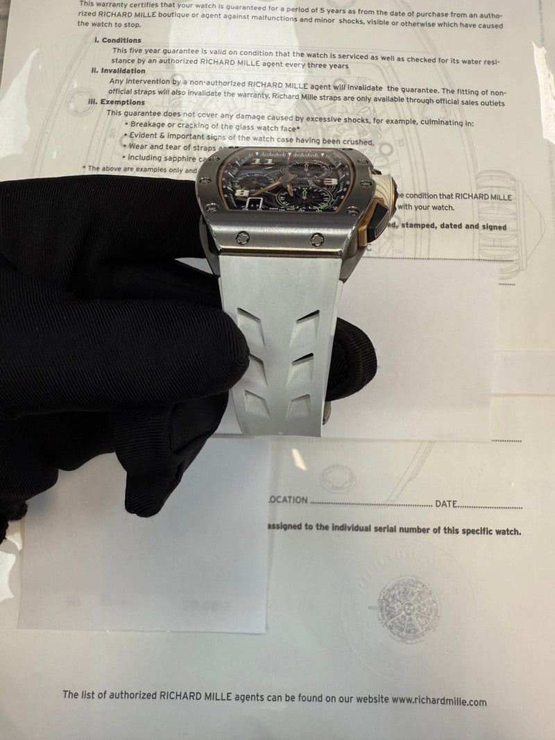 Richard Mille Automatic Winding Lifestyle Flyback Chronograph Titanium Rm 72-01