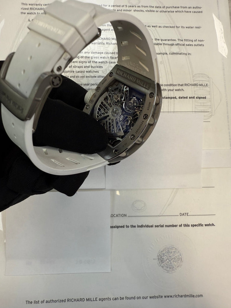 Richard Mille Automatic Winding Lifestyle Flyback Chronograph Titanium Rm 72-01