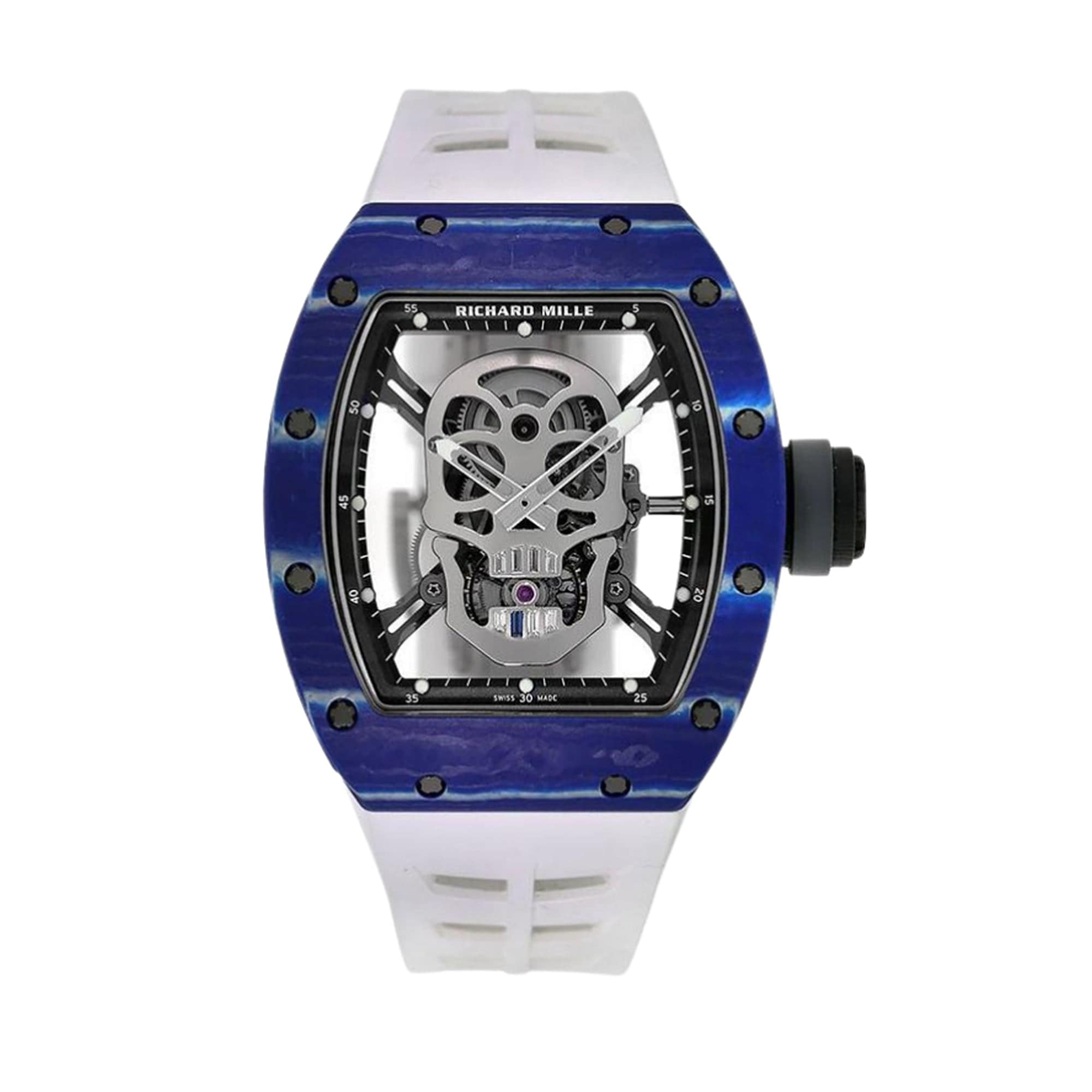 Richard Mille RM 52-01 'Skull' Blue Quartz TPT Limited Edition