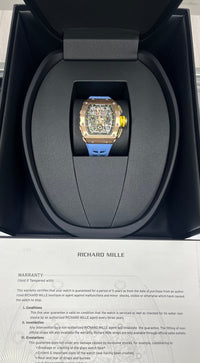 Richard Mille RM 011 11-03 Full Rose Gold Skeleton Dial
