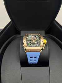 Richard Mille RM 011 11-03 Full Rose Gold Skeleton Dial