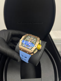 Richard Mille RM 011 11-03 Full Rose Gold Skeleton Dial