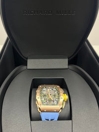 Richard Mille RM 011 11-03 Full Rose Gold Skeleton Dial