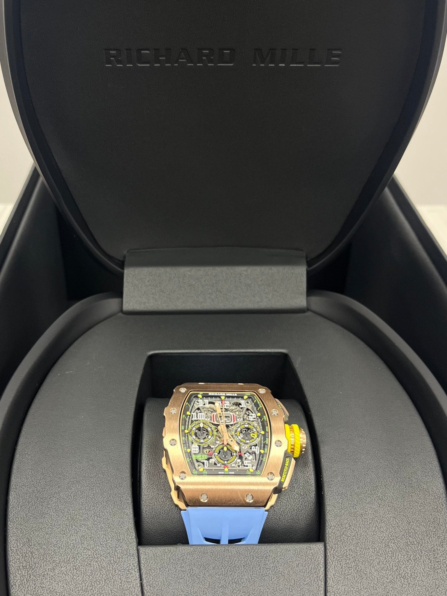 Richard Mille RM 011 11-03 Full Rose Gold Skeleton Dial