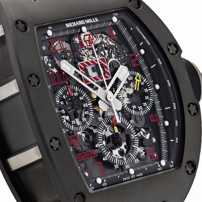 Richard Mille RM 011 AK TI Felipe Massa Titanium Red Numeral
