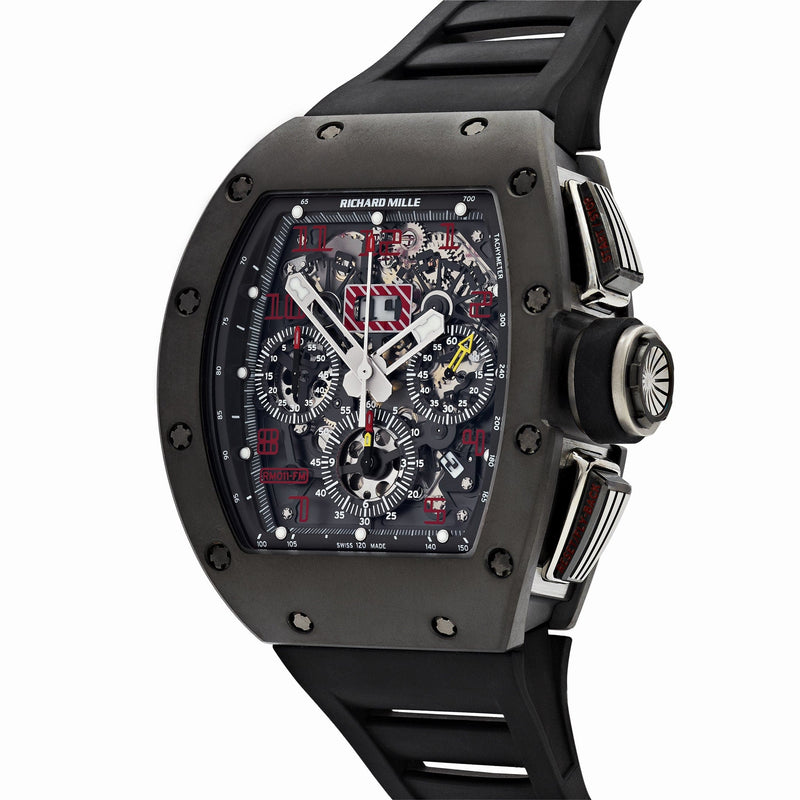 Richard Mille RM 011 AK TI Felipe Massa Titanium Red Numeral