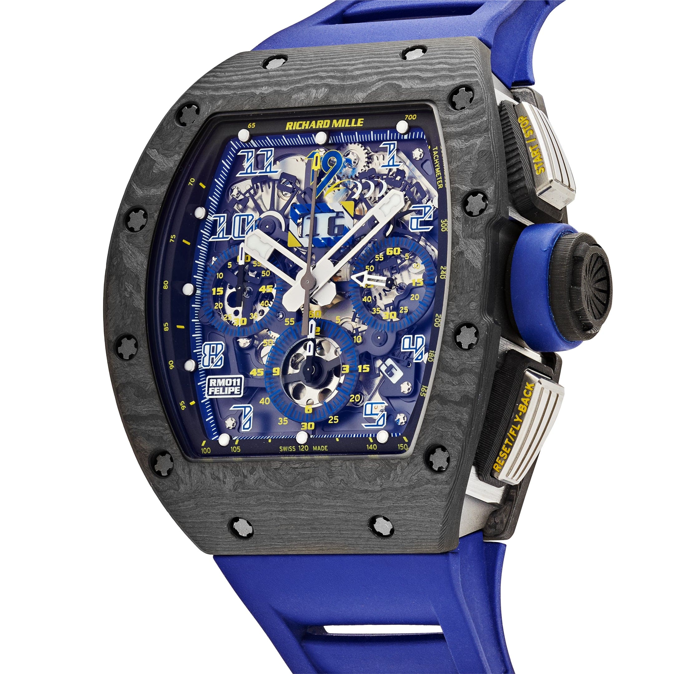 Richard Mille RM 011 Automatic Flyback Chronograph Felipe Massa 10th Anniversary Carbon TPT Titanium