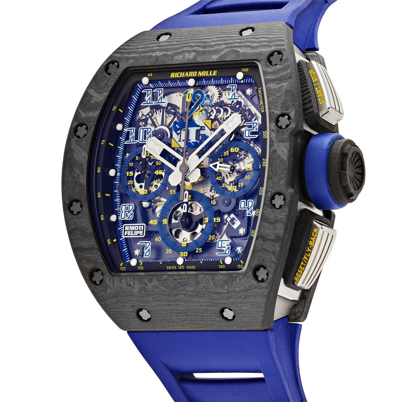 Richard Mille RM 011 Automatic Flyback Chronograph Felipe Massa 10th Anniversary Carbon TPT Titanium
