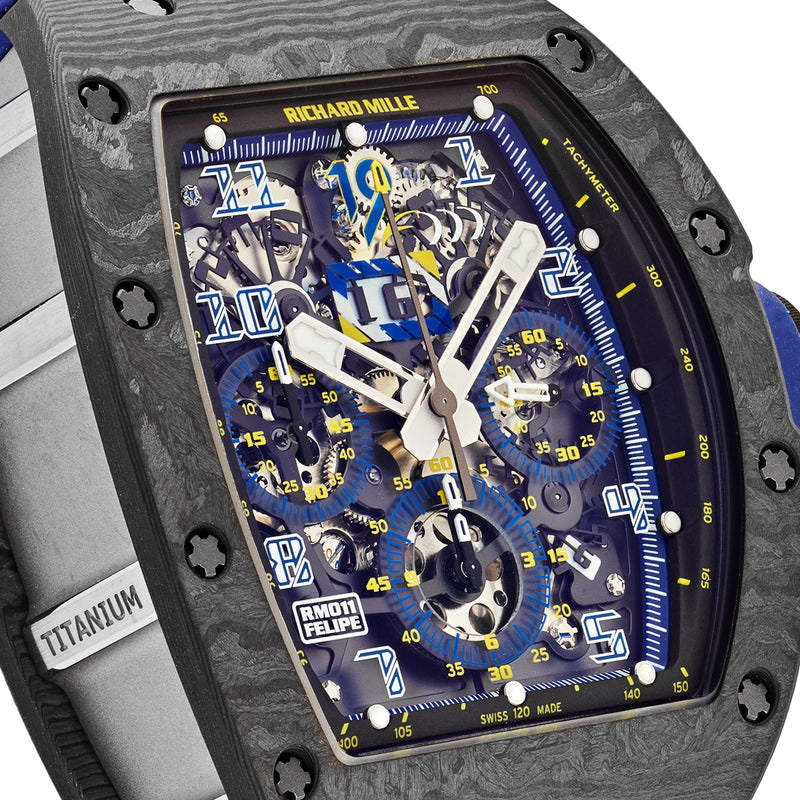 Richard Mille RM 011 Automatic Flyback Chronograph Felipe Massa 10th Anniversary Carbon TPT Titanium