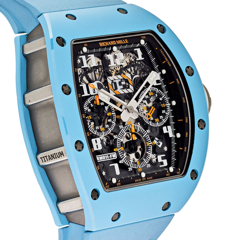 Richard Mille RM 011 Baby Blue Ceramic Felipe Massa Last Edition