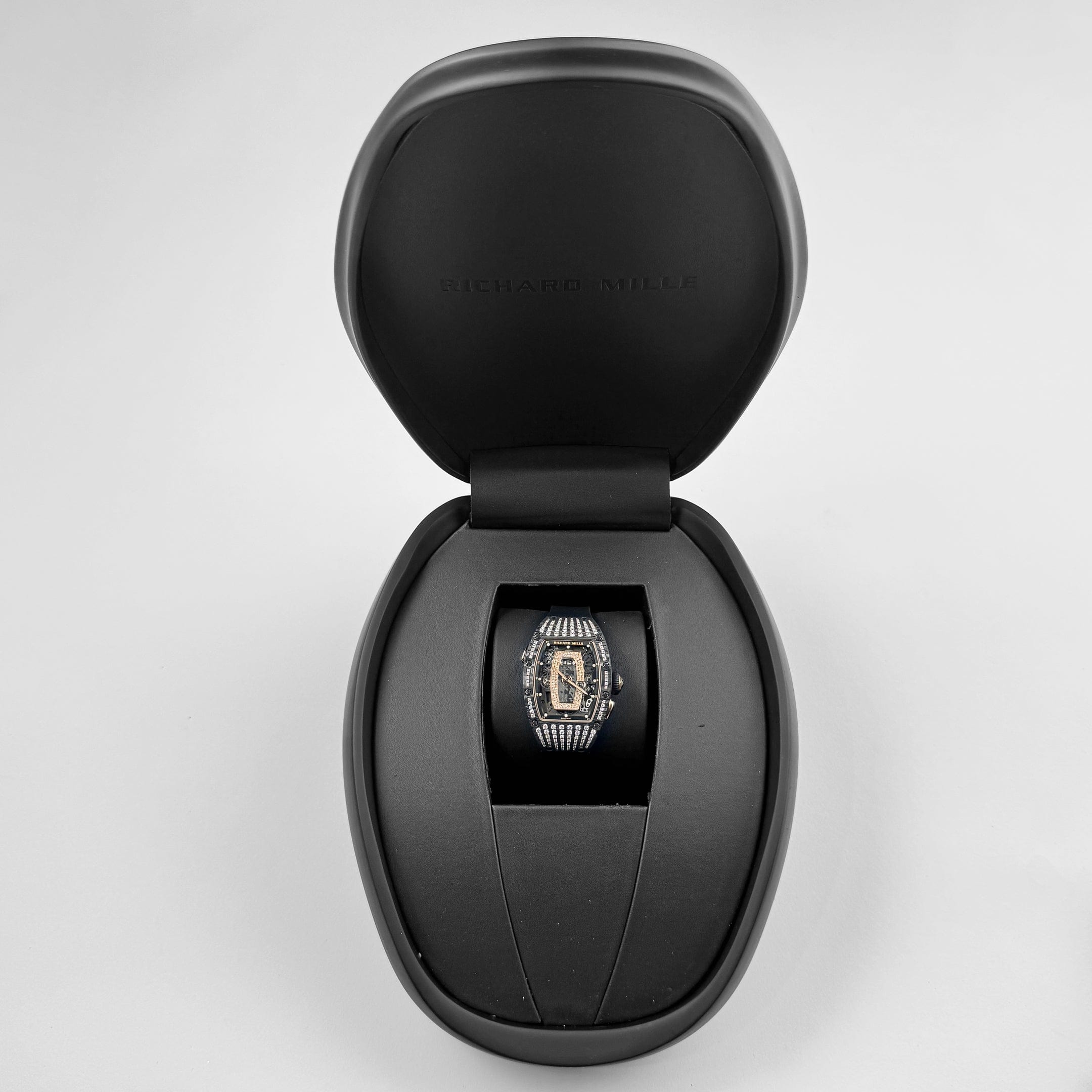 Richard Mille RM 037 Rose Gold Carbon TPT Diamond Set Skeleton Dial (2022)