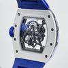 Richard Mille RM 055 Bubba Watson Japan Edition White Ceramic Titanium Blue Rubber