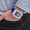 Richard Mille RM 055 Bubba Watson Japan Edition White Ceramic Titanium Blue Rubber