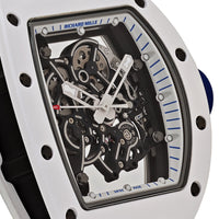 Richard Mille RM 055 Bubba Watson Japan Edition White Ceramic Titanium Blue Rubber