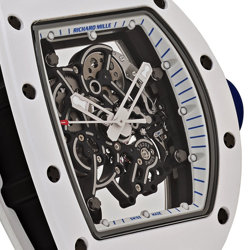 Richard Mille RM 055 Bubba Watson Japan Edition White Ceramic Titanium Blue Rubber