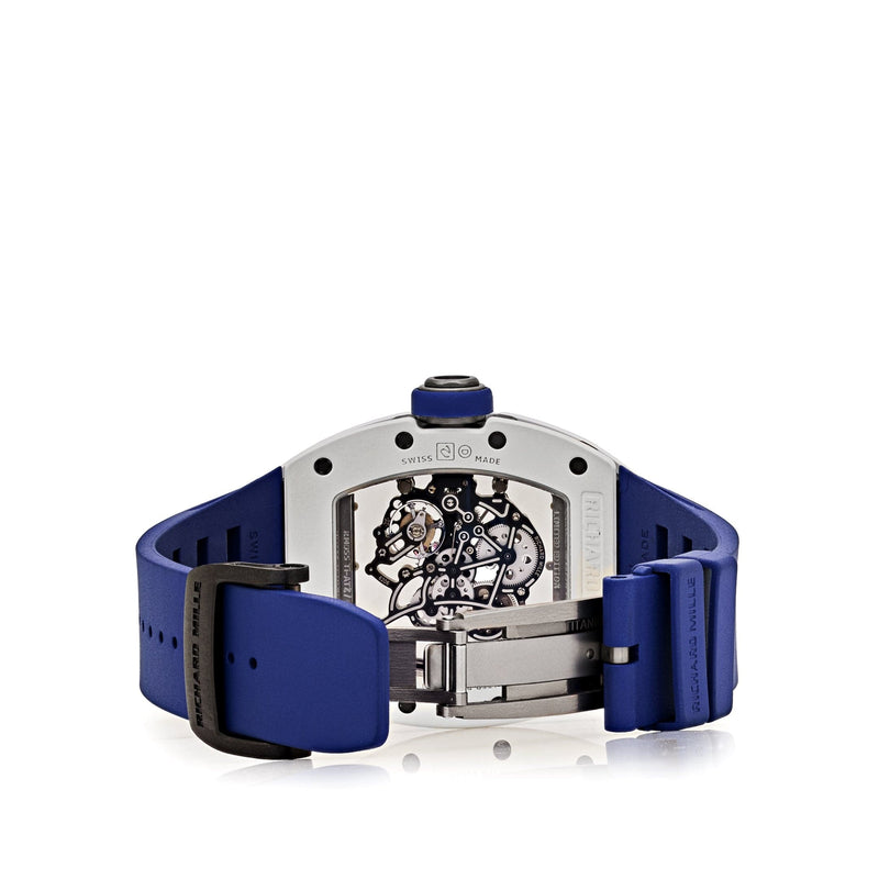 Richard Mille RM 055 Bubba Watson Japan Edition White Ceramic Titanium Blue Rubber
