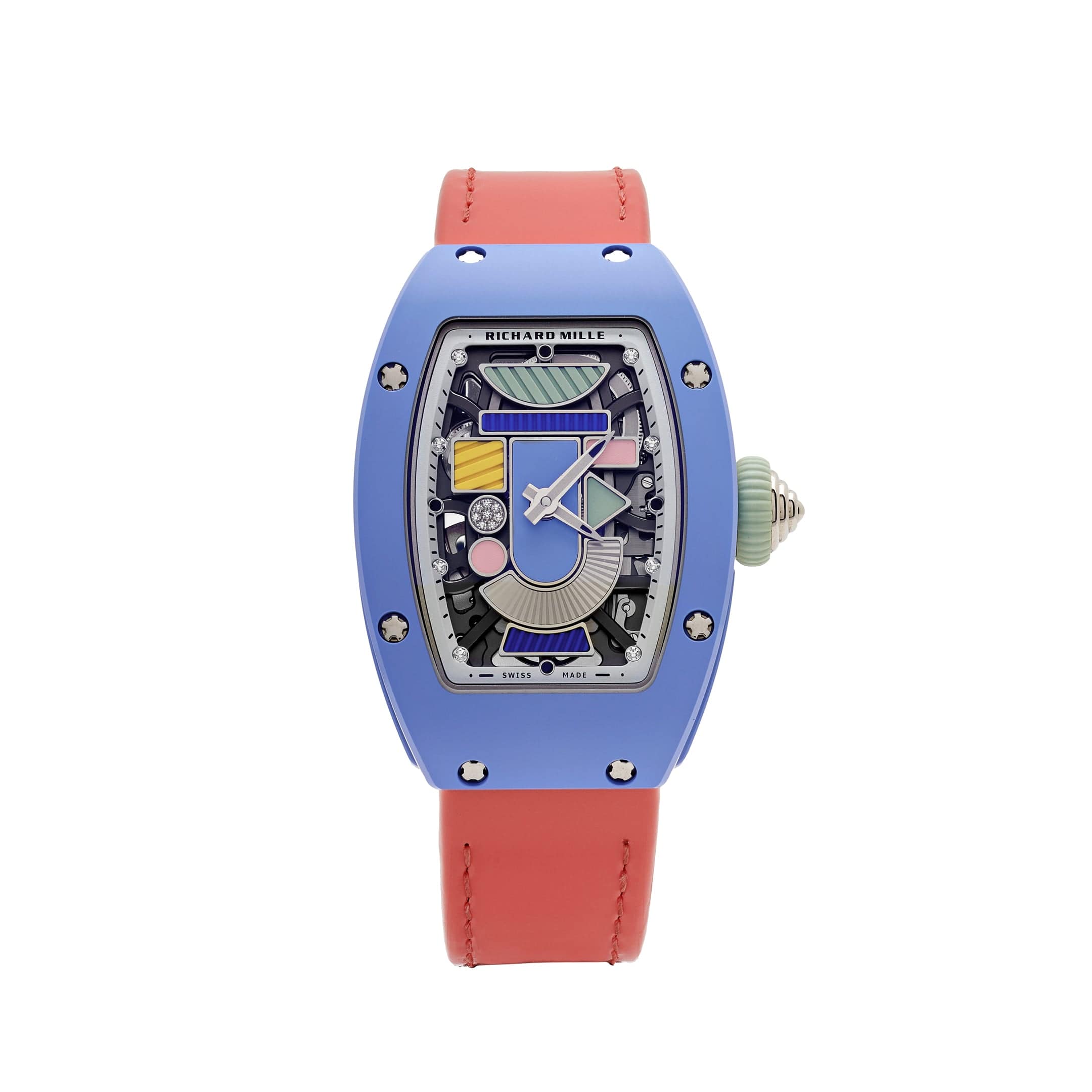 Richard Mille RM 07-01 'Ladies' Coloured Ceramics Powder Blue Ceramic Limited Edition