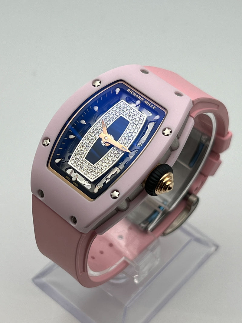 Richard Mille RM 07-01 'Ladies' Pink Ceramic & White Gold