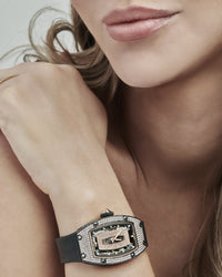 Richard Mille RM 07-01 'Ladies' Rose Gold Carbon-TPT Diamond Bezel