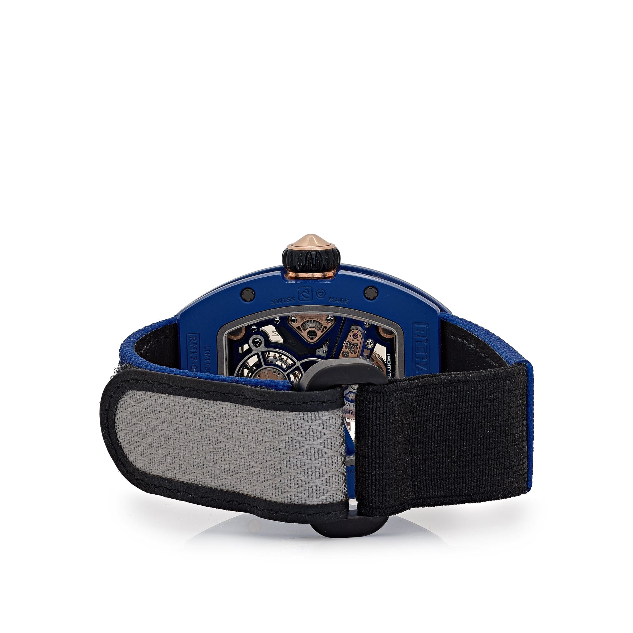 Richard Mille RM 17-02 Blue Ceramic Rose Gold Tourbillon
