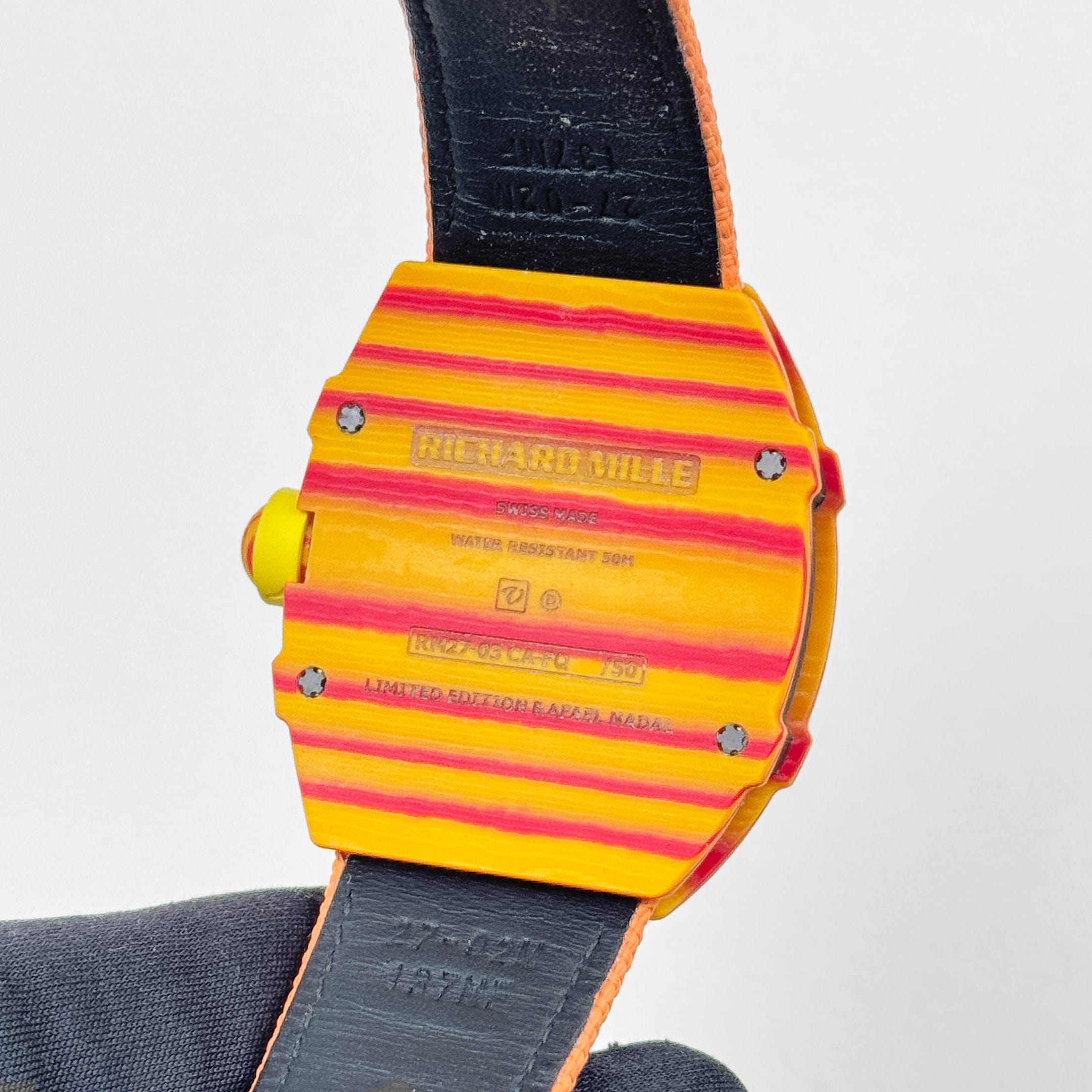 Richard Mille RM 27-03 Tourbillon Rafael Nadal Red Yellow Quartz TPT (2018)