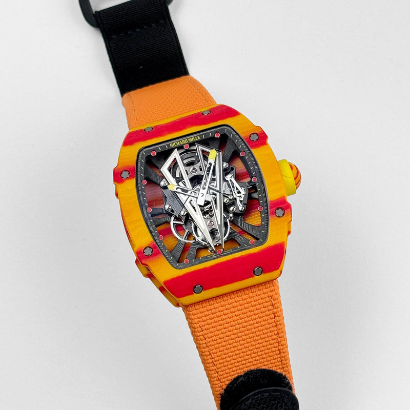 Richard Mille RM 27-03 Tourbillon Rafael Nadal Red Yellow Quartz TPT (2018)