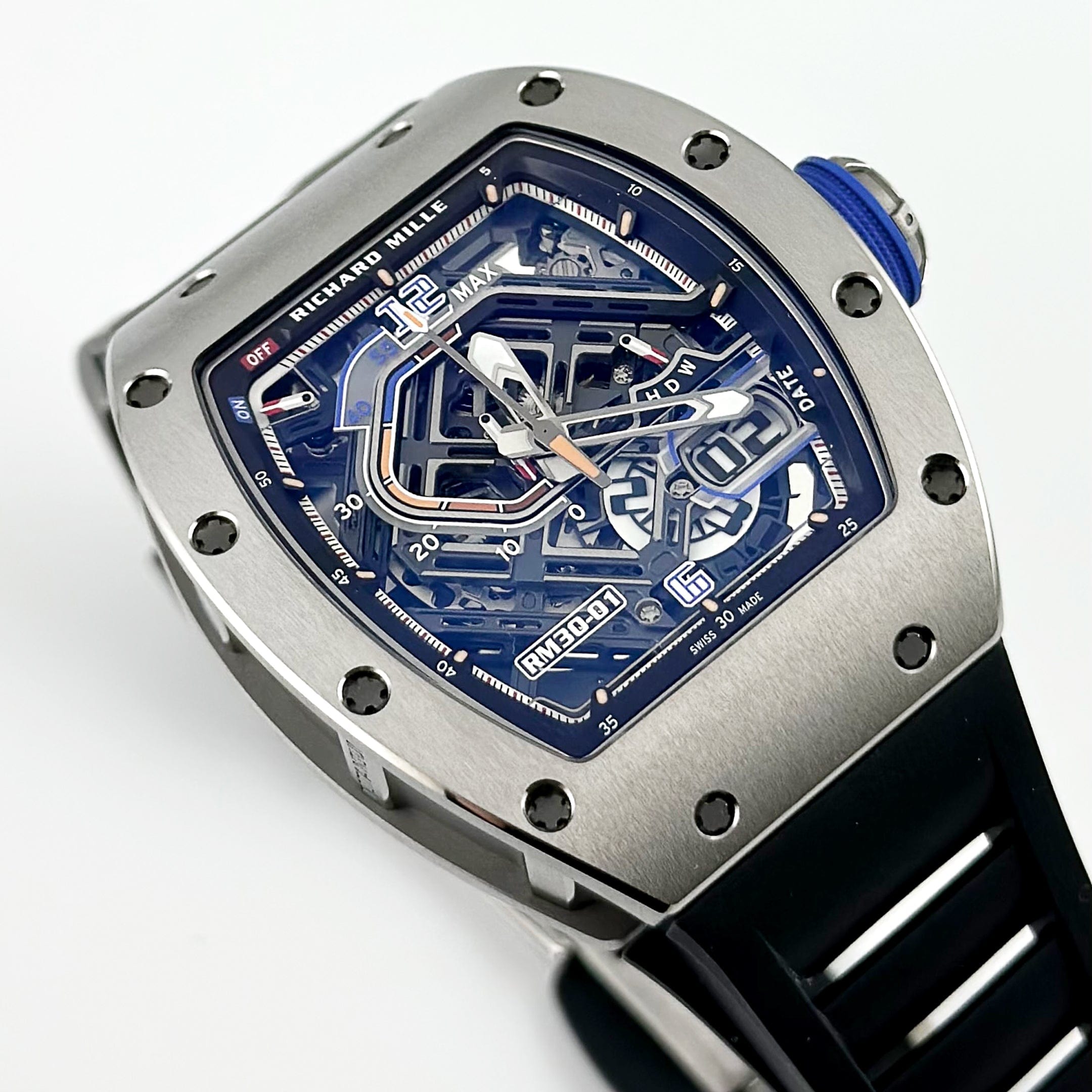 Richard Mille RM 30-01 Declutchable Rotor Titanium Skeleton Dial (2023)