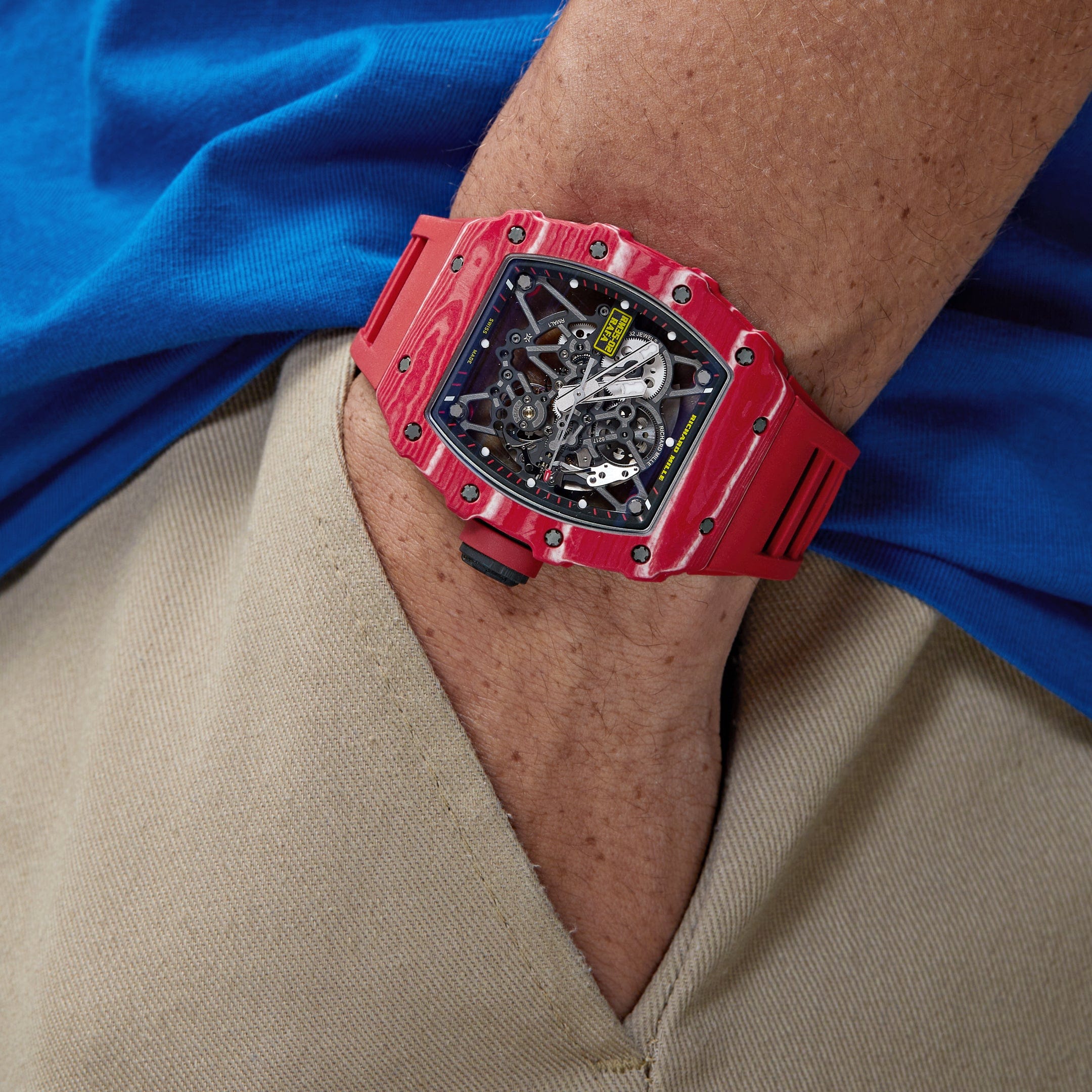 Richard Mille RM 35-02 Rafael Nadal Automatic Red Quartz TPT