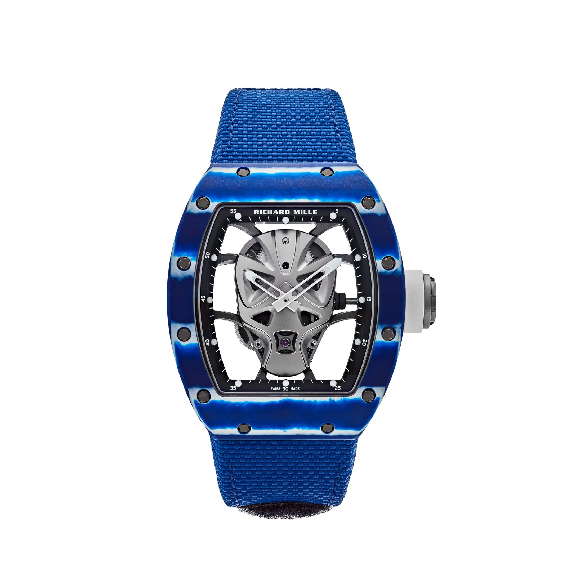 Richard Mille RM 52-06 Tourbillon 'Mask' Blue White Quartz TPT