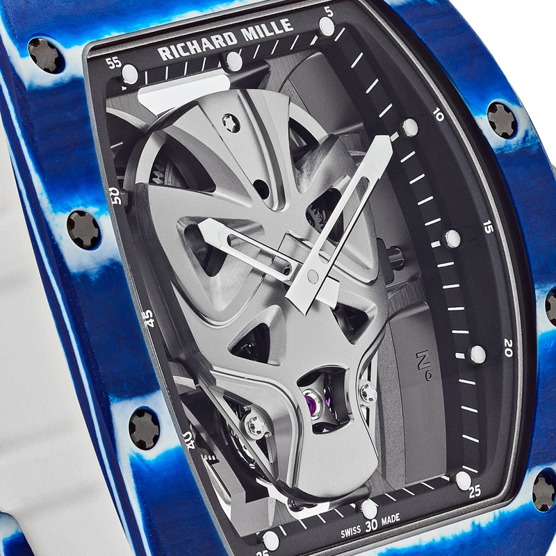 Richard Mille RM 52-06 Tourbillon 'Mask' Blue White Quartz TPT