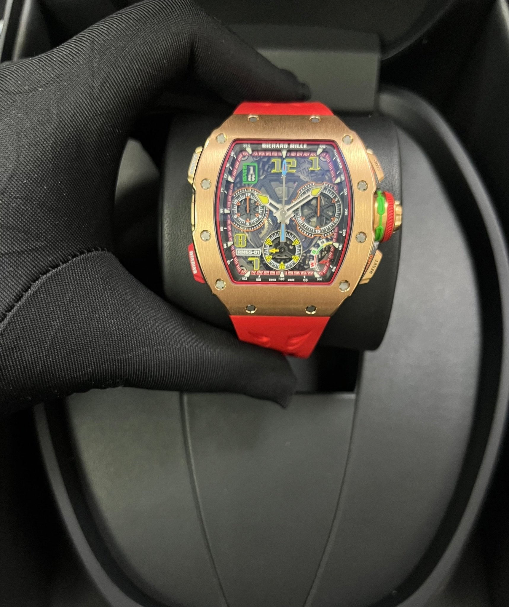 Richard Mille RM 65-01 Automatic Chronograph Full Rose Gold
