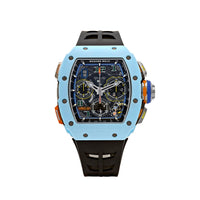 Richard Mille RM 65-01 Automatic Winding Split-Seconds Chronograph Pastel Blue Quartz TPT