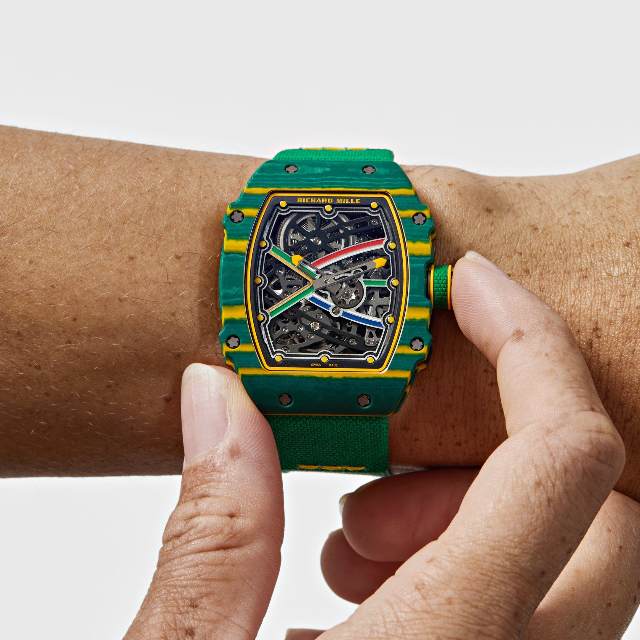 Richard Mille RM 67-02 'Wayde Van Niekerk' Green Yellow Quartz TPT (2018)