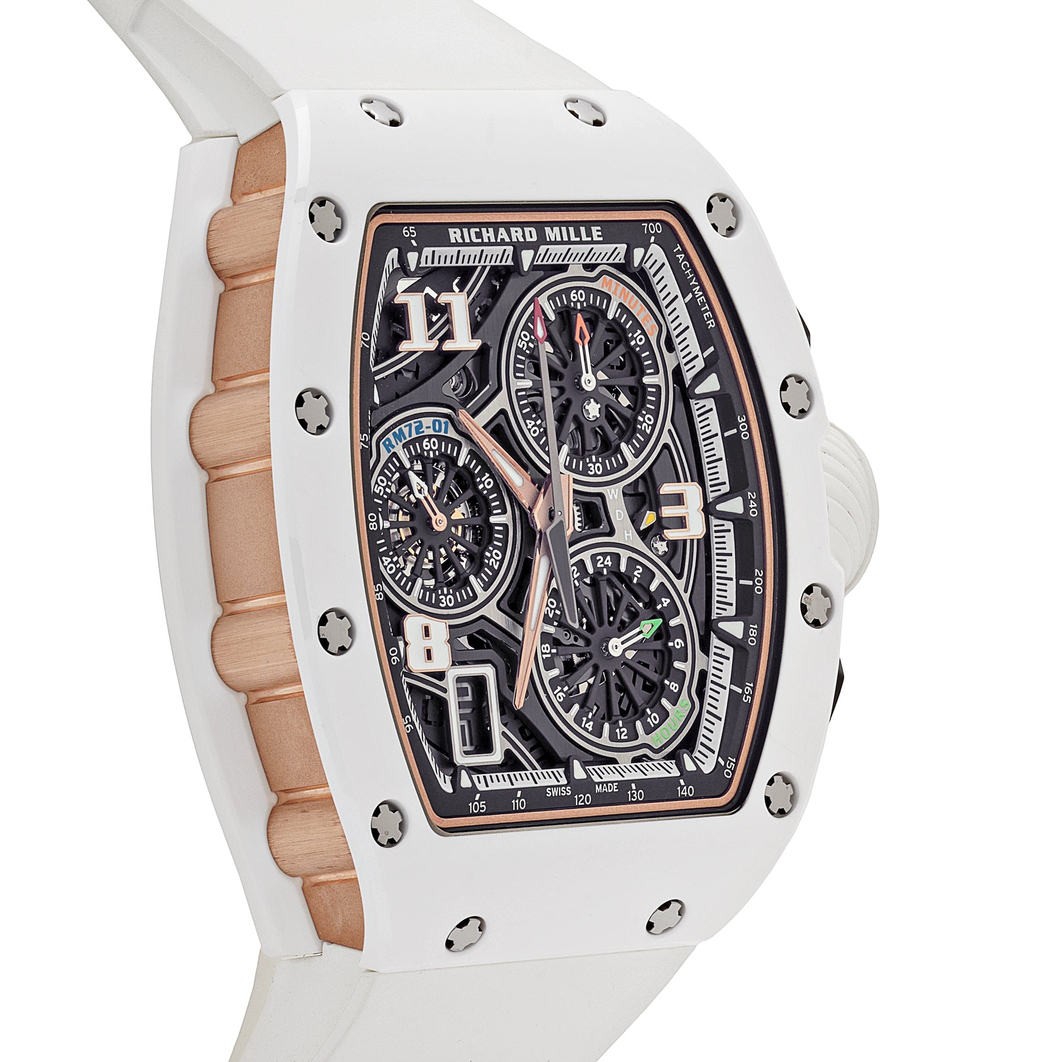 Richard Mille RM 72-01 Lifestyle In-House Chronograph White Ceramic