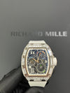 Richard Mille RM 72-01 Automatic Winding Lifestyle Flyback Chronograph White Gold with Baguette Diamonds