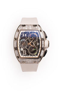 Richard Mille RM 72-01 Automatic Winding Lifestyle Flyback Chronograph White Gold with Baguette Diamonds
