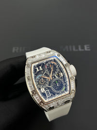 Richard Mille RM 72-01 Automatic Winding Lifestyle Flyback Chronograph White Gold with Baguette Diamonds