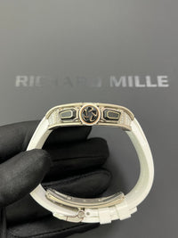 Richard Mille RM 72-01 Automatic Winding Lifestyle Flyback Chronograph White Gold with Baguette Diamonds