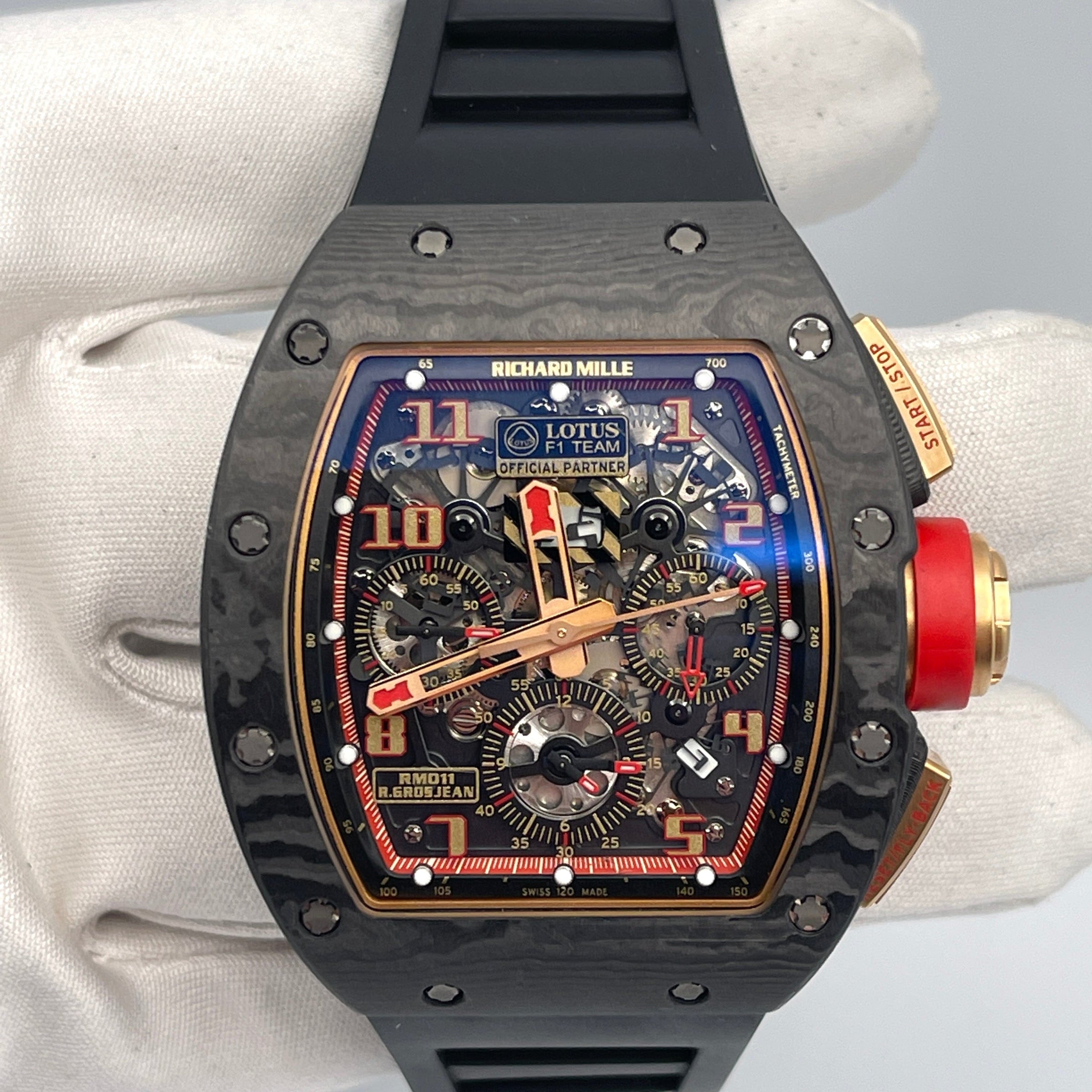 Richard Mille RM 011 Romain Grosjean 'Lotus F1' Carbon TPT
