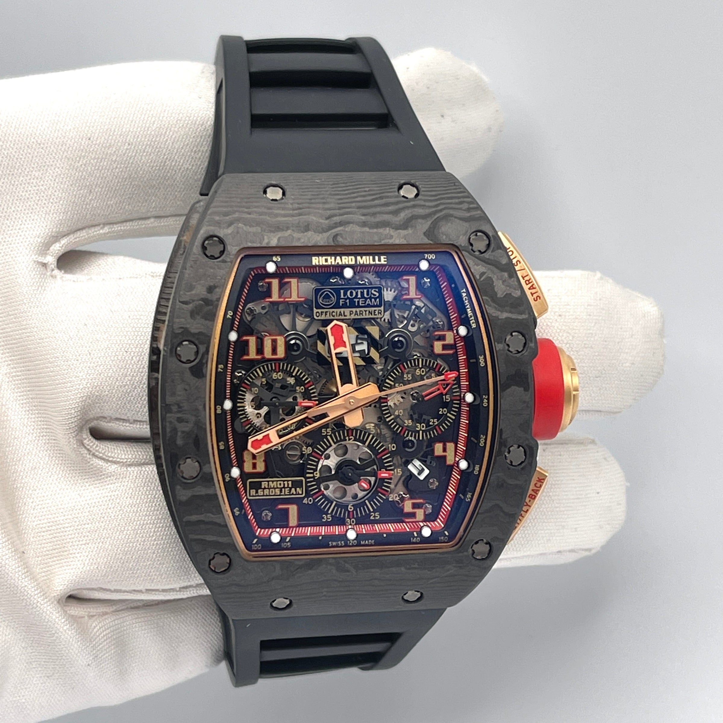 Richard Mille RM 011 Romain Grosjean 'Lotus F1' Carbon TPT