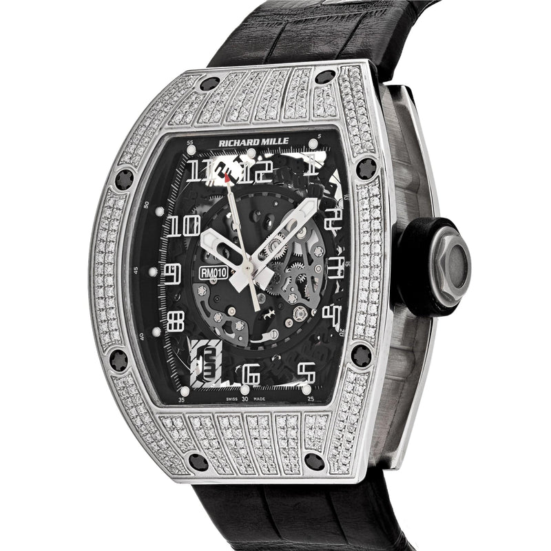 Richard Mille RM 010 Automatic White Gold Diamond Set