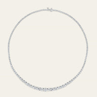 Riviera 14 Carat Graduated Diamond Tennis Necklace