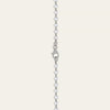 Rose-Cut Diamond Chain in White Gold