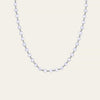 Rose-Cut Diamond Chain in White Gold