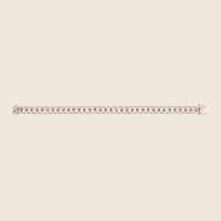 Rose Gold and Diamond Cuban Link Bracelet