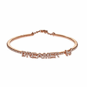 Rose Gold Diamond 'Dreamer' Bracelet